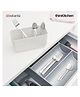 Brabantia Dish Washing   Organising Dish Drying Rack, Light Grey
