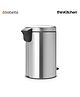 Brabantia NewIcon Pedal Bin, 12 litre - Matt Steel