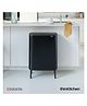 Brabantia Touch Bin Hi, 2 x 30 litre, Matt Black