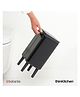 Brabantia BO Waste Bin HI, 4 litre, Matt Black