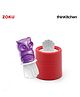 Zoku Premium Silicone Owl Pop Mold 45ml with Stick & Drip Guard | BPA Free Reusable Ice Pop & Kulfi Maker | For thinKitchen