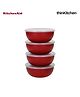 KitchenAid 4pc Pinch Bowl Set For thinKitchen - Empire Red