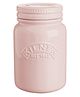 Kilner Ceramic Push Top Dusky Pink Storage Jar, 600ml