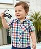 Babyoye 18-24m Male Multi-Color 100% Cotton Checks Half Sleeves Shirt
