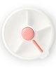 GoBe Snack Spinner Large  Coral Pink | BPA-Free 5-Compartment Snack Dispenser for Kids