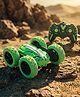 Babyhug Double Flip 360° Stunt Car with Lights - Green| 4 Wheel Drive Drift High Speed RC Car| Double Sided Rotating Wheels| 2.4 GHz Long Range Remote| C Type Charging | Best Gift for 4+ year Kids