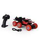Babyhug Off Roader RC Car with Mist Smoke Spray - Red| 6-Wheel Drive System| Monster Car Designed for All Terrain| 2.4 GHz Long Range Remote| Type-C Charging| Best Gift for 4+ Year Kids