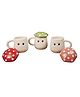 Arte Casa Shroom Sip Mug- Set of 3