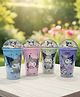 SCHOOLISH Kuromi-themed 450 ml These reusable cups are designed for cold drinks and feature the popular Sanrio character, Kuromi, in various designs and colors. - PACK OF 1 - COLOR MAY VARY