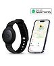 tag8 Kids Wristband with Built-In GPS Tracker, Adjustable Anti-Lost Bracelet for Toddlers, Children & Elders, Soft Protective Watch-Style Band, Compatible Only with iOS Devices - Black