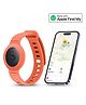tag8 Kids Wristband with Built-In GPS Tracker, Adjustable Anti-Lost Bracelet for Toddlers, Children & Elders, Soft Protective Watch-Style Band, Compatible Only with iOS Devices - Orange