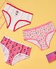 Yellow Bee Cotton Knit Pack Of 3 Disney Princesses Featuring Snow White Printed Panties - Multi Colour