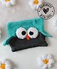 Woonie Hand Knitted Owl Designed Cap - Blue - Circumference - 27.5 Cms