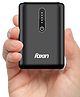 Foxin Fist Power Bank 10000mAh | 22.5W Fast Charging | Built-in Type-C Cable | Palm-Size, | BIS Certified | Made in India | Black