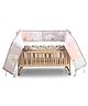 Babyhug Premium 100% Cotton Crib Bed Bumper Regular Size - Unicorn Theme - Pink| L 360 x B 25 cm| Easy to Install & Remove| Machine Washable| Compact Fold for Storage