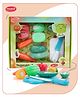 Aditi Toys Vegetable Cutting Set for Kids, Plastic Vegetable Cutting Set with Knife & Board, Above 3 Years