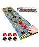 Wembley Toys Car Racing Board Game with Finger Flick Scoring Play Mat 6 Car - Multicolor