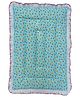 Fabrify 100% Premium Cotton New Born Baby Lacy Cotton Bed |Frill Mattress | Godari | Godali | Crib Sheet | Bedding Set | Godadi | Baby Mattress Rainbow