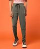 Technosport Knit Solid Track Pant - Olive Green