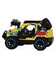 Tak Tak Toys 1:32 Die-Cast Off-Road Monster Car Toy Vehicle  with Light & Sound, Pull Back Action Car With Metal Body - Yellow