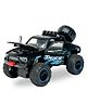 Tak Tak Toys 1:24 Die-Cast Pull Back Action Car Off-Road Monster Car Toy Vehicle with Lights, Sound & Openable Doors  With Metal Body - Black