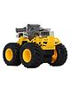 Tak Tak Toys 1:64 Die-Cast Turbo Truck Toy Monster Truck with Big Wheels &  Metal Body - Grey & Yellow