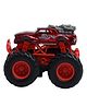 Tak Tak Toys 1:64 Die-Cast Turbo Truck Toy Monster Truck with Big Wheels &  Metal Body Body - Red