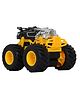Tak Tak Toys 1:64 Die-Cast Turbo Truck Toy Monster Truck with Big Wheels &  Metal Body Body - Black Silver & Yellow