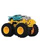 Tak Tak Toys 1:64 Die-Cast Turbo Truck Toy Monster Truck with Big Wheels &  Metal Body - Blue & Yellow