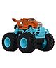 Tak Tak Toys 1:64 Die-Cast Turbo Truck Toy Monster Truck with Big Wheels &  Metal Body - Orange & Blue