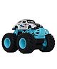 Tak Tak Toys 1:64 Die-Cast Turbo Truck Toy Monster Truck with Big Wheels &  Metal Body  -White & Blue