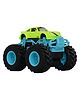 Tak Tak Toys 1:64 Die-Cast Turbo Truck Toy Monster Truck with Big Wheels &  Metal Body  - Green & Blue