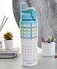 Nayasa Duo-Sip Steel 730ml Dual Mode Leak-Proof Checkered 730, Sky Blue