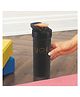 Nayasa Cross Fit 630ml Plastic Gym Shaker 2 Compartments Leakproof, Black