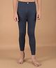 DOLLAR Cotton Blend Knit Solid Thermal Pant - Blue