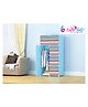 Butterthief Cartoon Printed Collapsible Wardrobe, 8 Cubes Almirah for Kids & Toddlers - Blue