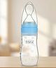 Babyhug FlexiTip Food Feeder Bottle for Babies Soft Silicone Spoon Feeder for Semi-Solid Foods Blue