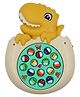 NEGOCIO Electric Dinosaur Board Game Cartoon Electric Dinosaur Fishing Plate Toys for Kids- PACK OF 1- COLOR MAY VARY