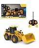 NEGOCIO Remote Control Construction Bulldozer Digger Truck Toy for Kids | Rechargeable RC Vehicle with Lights & Sounds- PACK OF 1- COLOR MAY VARY