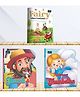 Fairy Tales  Set of 3 | Tom Thumb, Thumbelina & Funland 4| Shaped Board Books for Kids- English
