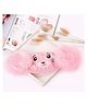 ARCADE TOYS Teddy Bear Warm Winter Face mask with Plush Ear Muffs for Kids(Pack of 1) - Pink