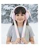 ARCADE TOYS Bunny Cap With Moving Ears (LED Glowing) Girls Headwear Plush Funny Hat, Wool Winter Cap (Colour and Design May Vary)