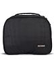 JUST BAGS Multipurpose Travel Organiser  Travel-Friendly Storage Bag for Daily Essentials (Black) Travel Pouch Height 8 inches.