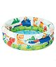 Intex Dino Buddies 3-Ring Inflatable Kiddie Pool Float Baby Swimming Pool And Beach Pool Multicolor