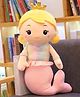 CuddleNest Pink Mermaid Soft Toy Doll - Height 20 cm