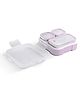 VAYA TYDBYT Lunchbox, Stainless Steel Bento Lunch Box with 3 Compartments  Ideal for Kids, Office, and School Use, Color  Lilac Love