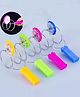 Sanjary LED Light-Up Magic Spring Toy  a fun and colorful handheld spinner with glowing LED lights and flexible spring action, perfect for kid color design may vary