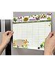 Sanjary Magnetic Weekly Planner Board Reusable Fridge Schedule Organizer with Notes Section color design may vary