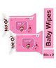KIDO Gentle Baby Wipes 80s (Pink-FT)Pack of 2