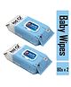 KIDO Gentle Baby Wipes 80s (Blue-FT) Pack of 2